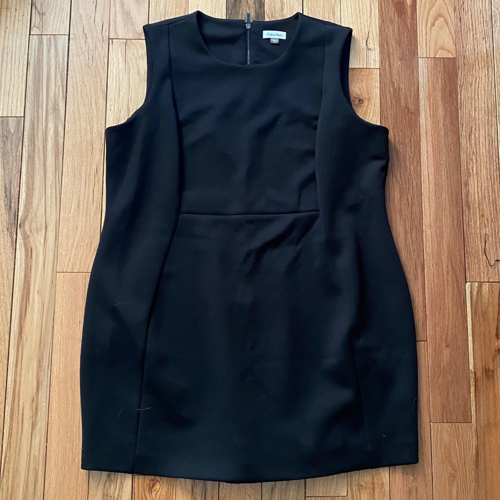 EUC Calvin Klein Plus Black Bodycon Dress 24W